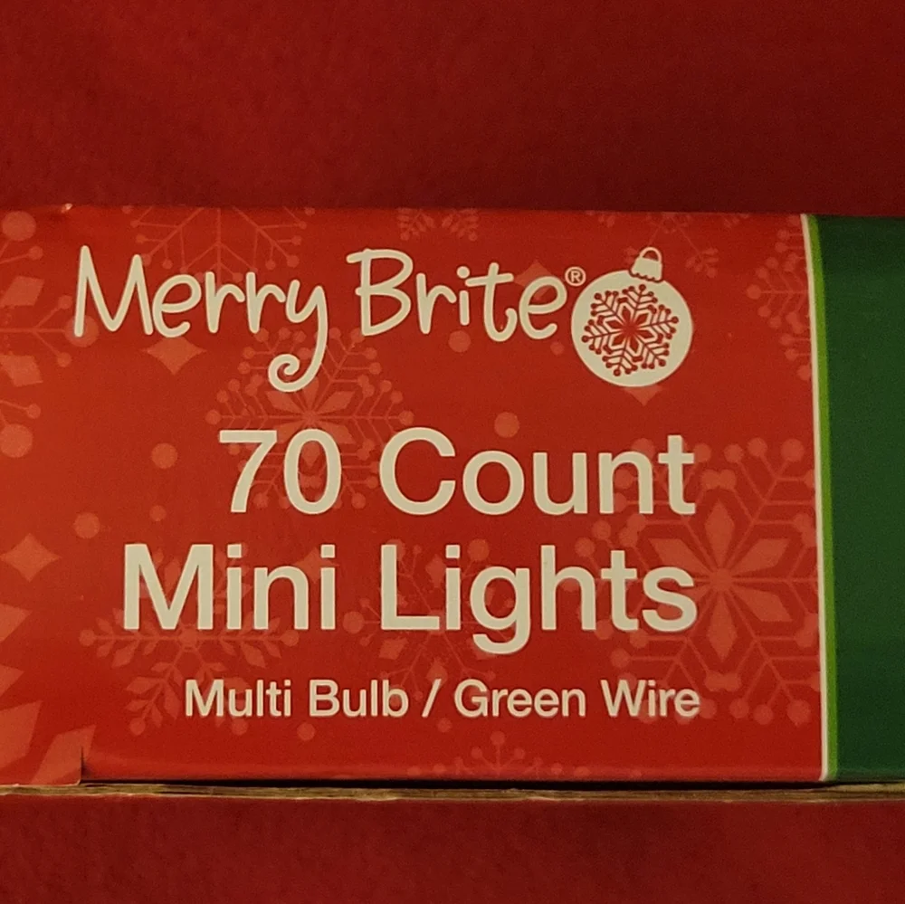 Merry Brite 70 Count Mini Multo Color Lights